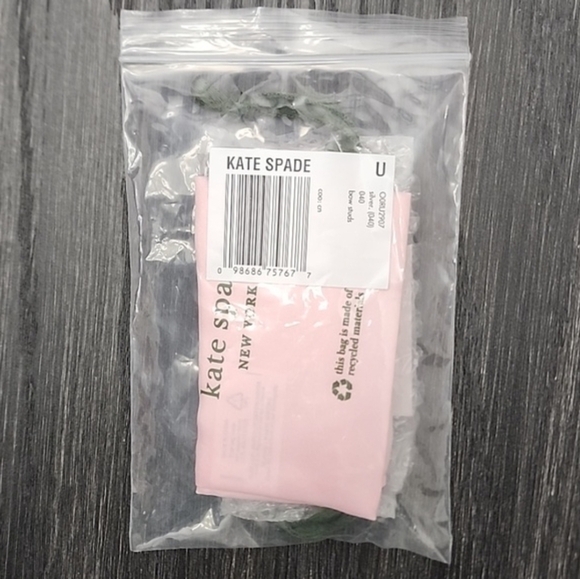 Kate Spade Skinny Mini Bow Stud Earrings Silver - New with Tags - Picture 9 of 11